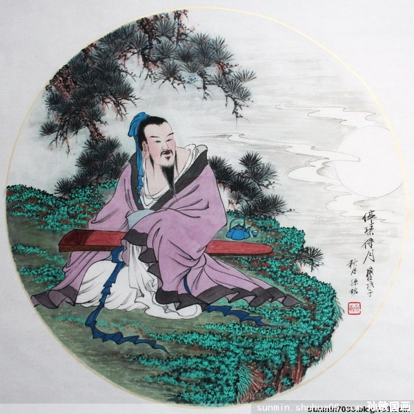 孙敏(铭)国画诗词选.遣怀(原创作品)