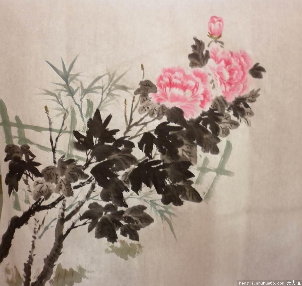 这是我-第一次画花的小作