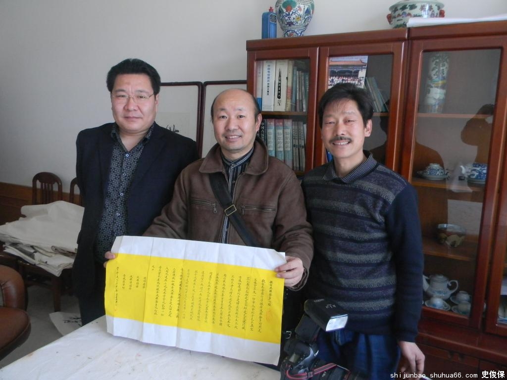 新华社记者 李明放先生 采访史俊保