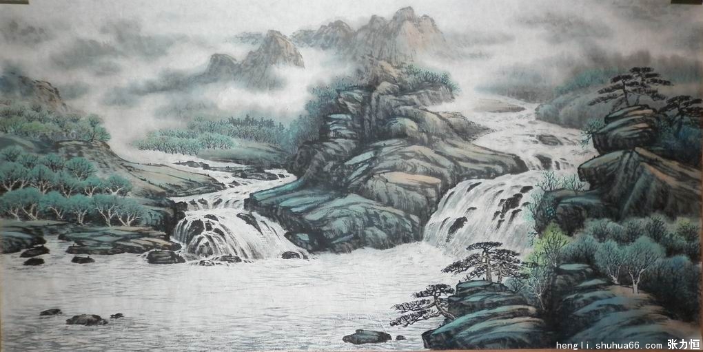 大山的品格----读张力恒先生山水画有感