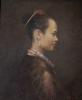 龙江飞民族风情油画