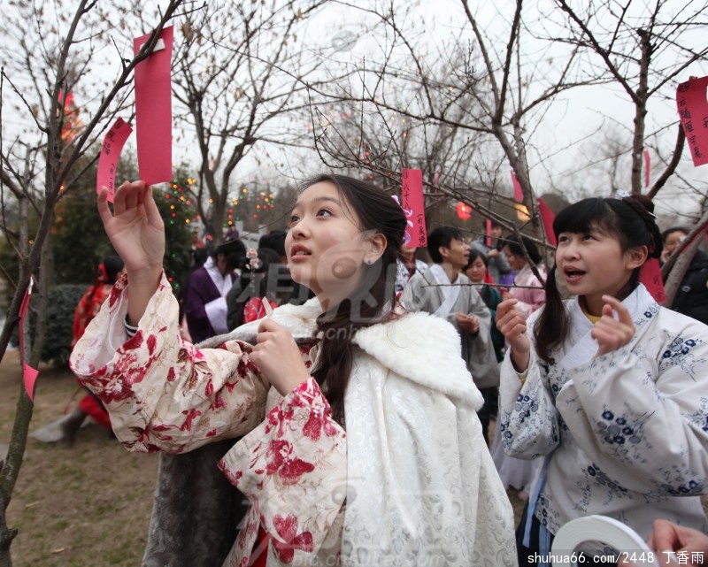 立春武汉学生祈福图片4