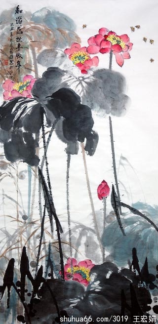 王宏娟荷花之一