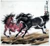 国画骏马
