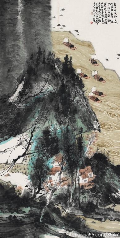  ɽˮ׵\     ߴ磺136x68cm