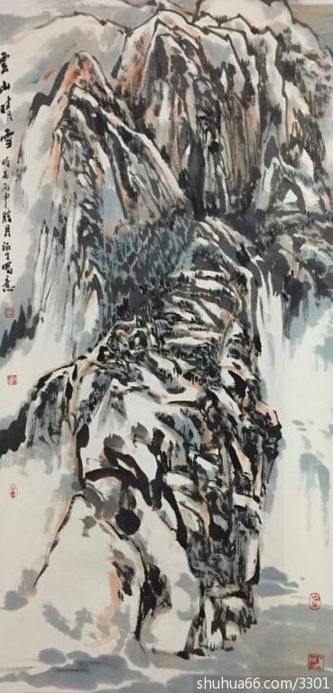 杨福才国画山水欣赏之一