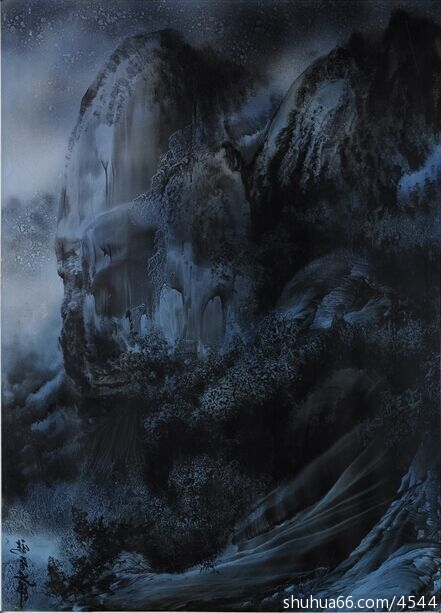 大美心象之路—程乐萍的泼绘黄山