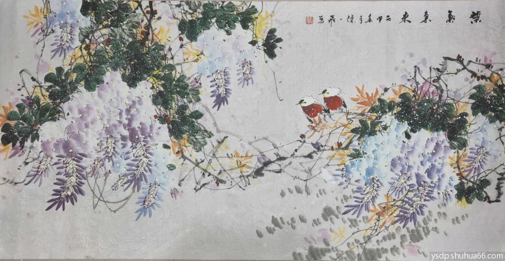 国画欣赏-紫气东来